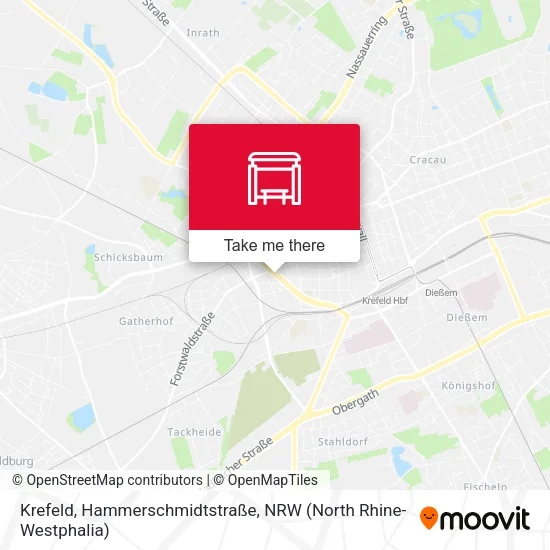 Карта Krefeld, Hammerschmidtstraße