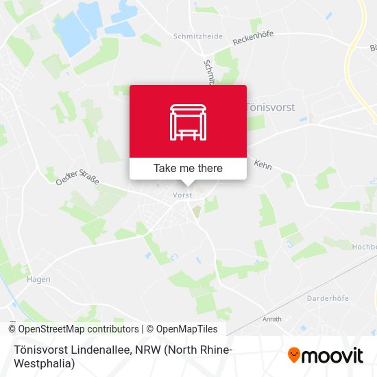 Tönisvorst Lindenallee map