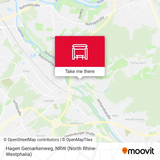 Hagen Gemarkenweg map