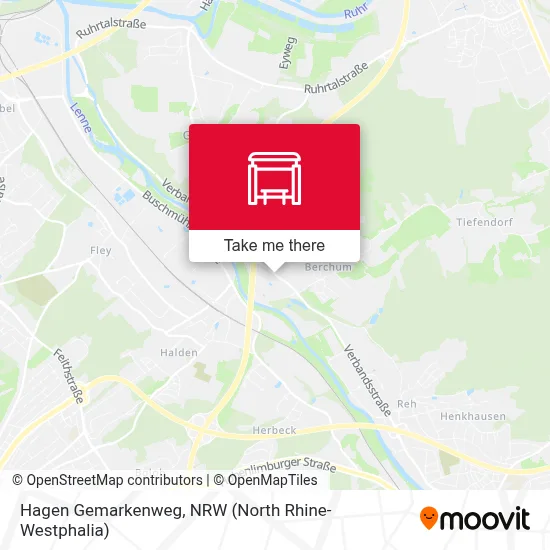 Hagen Gemarkenweg map