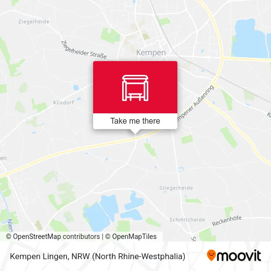 Карта Kempen Lingen