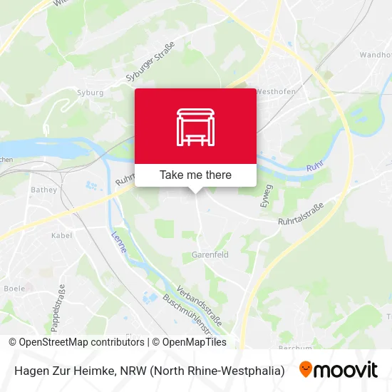 Карта Hagen Zur Heimke