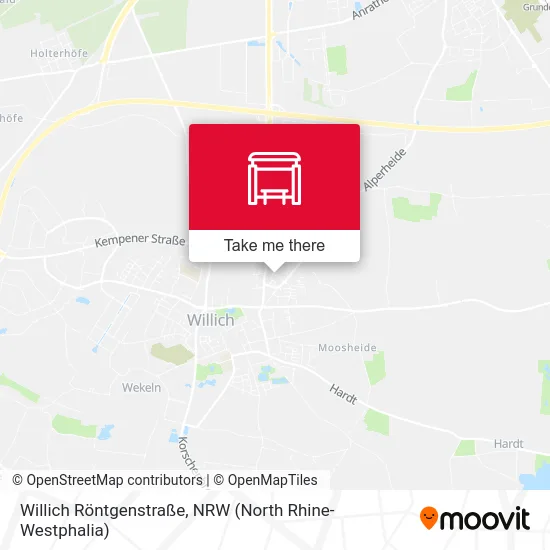 Карта Willich Röntgenstraße