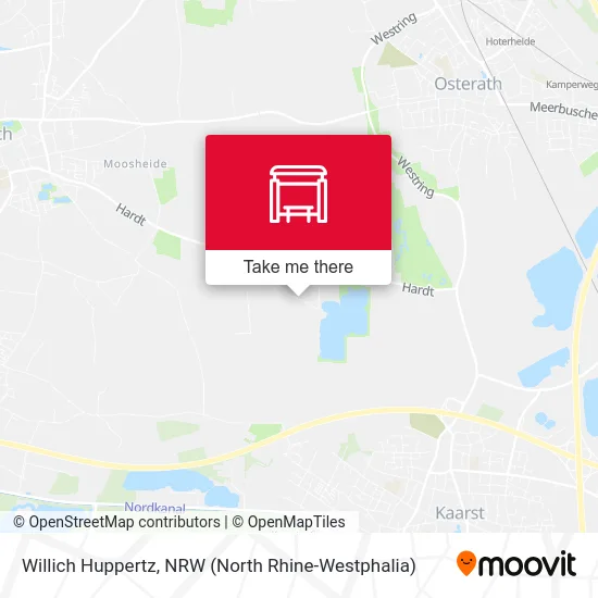 Willich Huppertz map