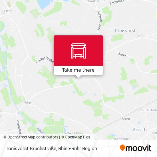 Tönisvorst Bruchstraße map