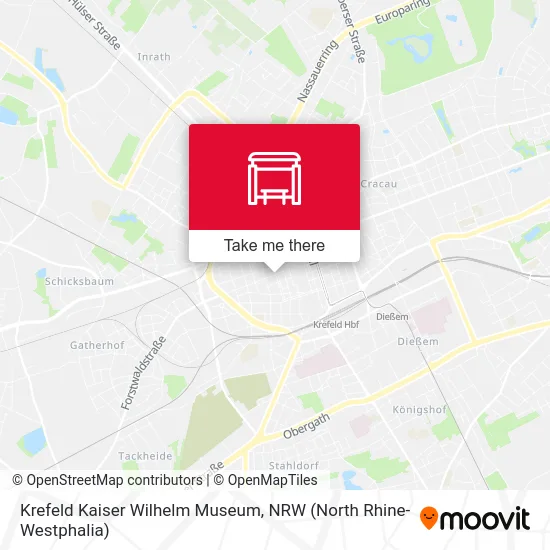Krefeld Kaiser Wilhelm Museum map