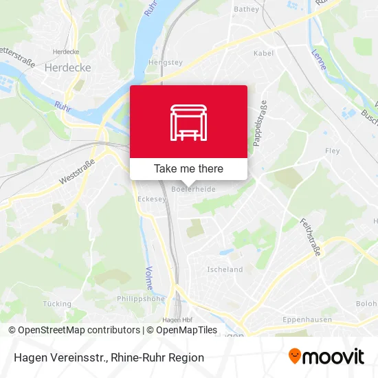 Карта Hagen Vereinsstr.