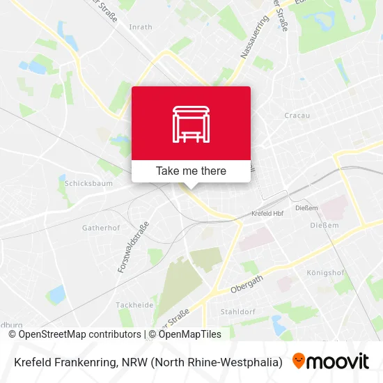 Карта Krefeld Frankenring