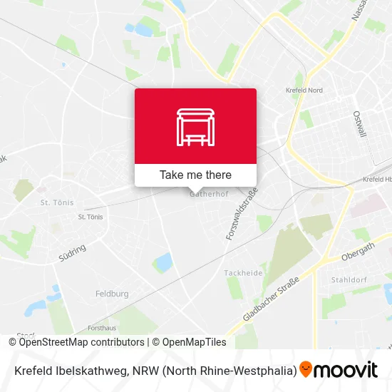 Krefeld Ibelskathweg map