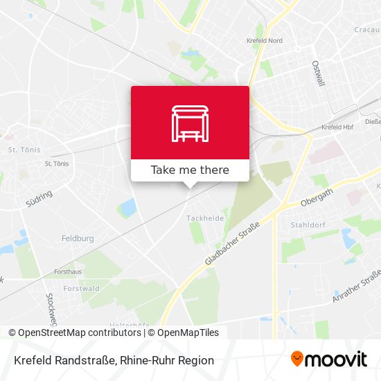 Krefeld Randstraße map