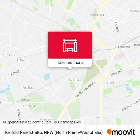 Krefeld Randstraße map