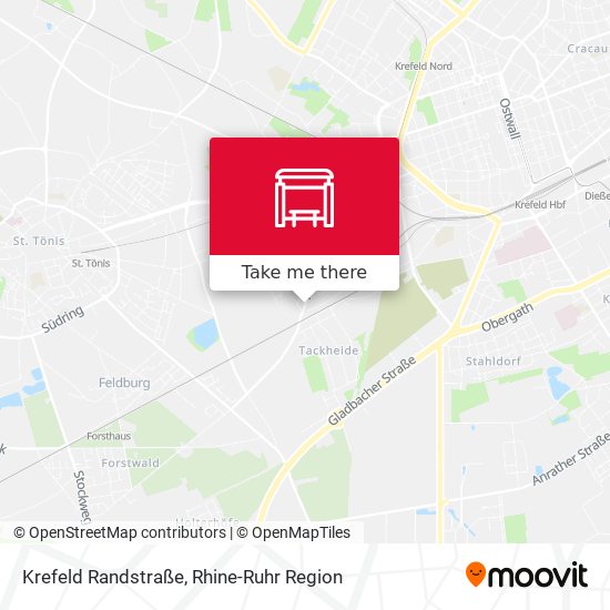 Krefeld Randstraße map