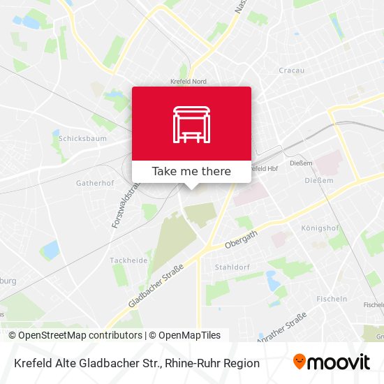 Krefeld Alte Gladbacher Str. map