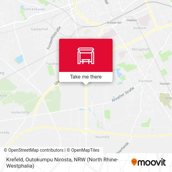 Карта Krefeld, Outokumpu Nirosta