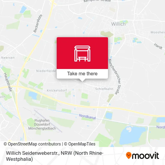 Карта Willich Seidenweberstr.