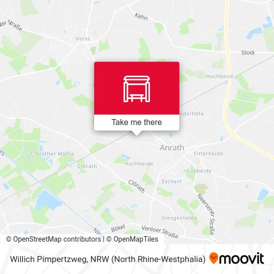 Карта Willich Pimpertzweg