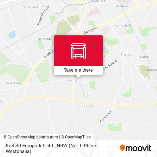 Krefeld Europark Ficht. map