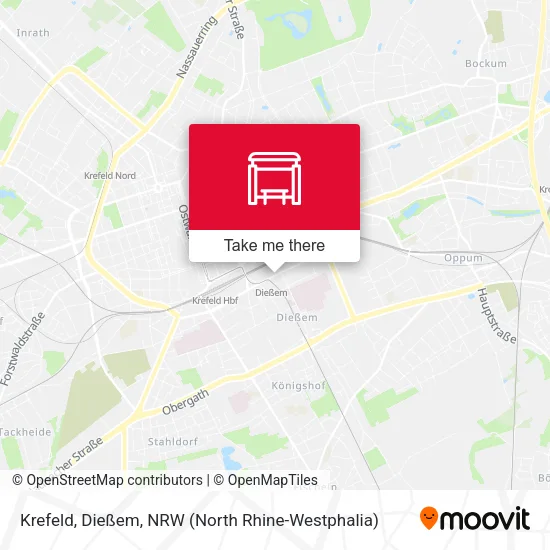 Карта Krefeld, Dießem
