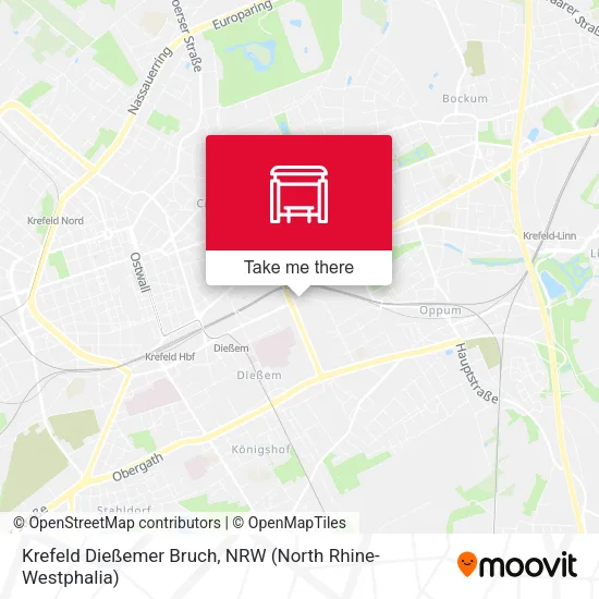 Карта Krefeld Dießemer Bruch
