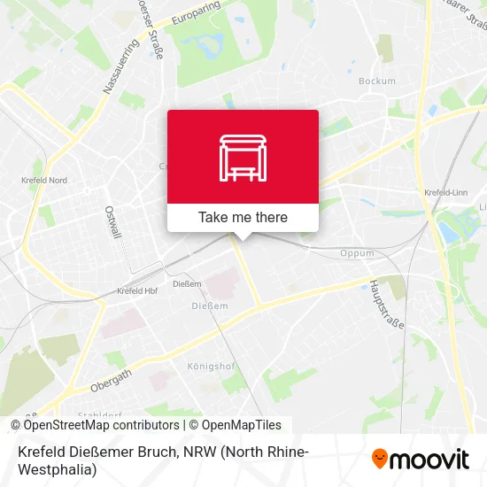 Карта Krefeld Dießemer Bruch