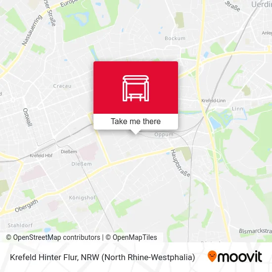 Krefeld Hinter Flur map