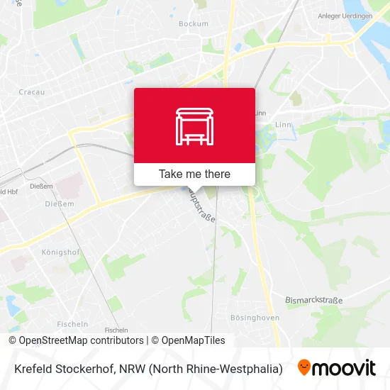 Krefeld Stockerhof map