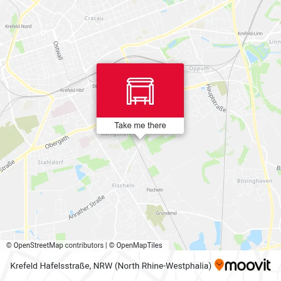 Krefeld Hafelsstraße map