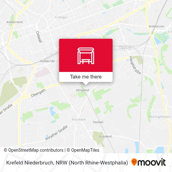 Krefeld Niederbruch map