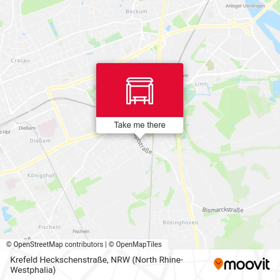 Krefeld Heckschenstraße map