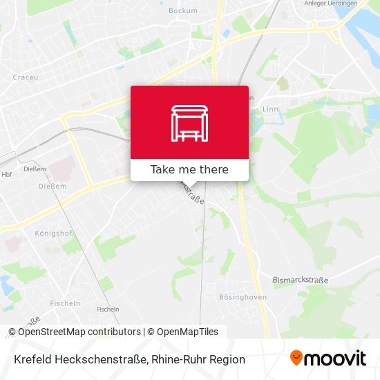 Krefeld Heckschenstraße map