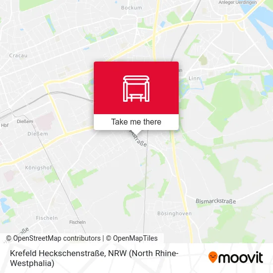 Krefeld Heckschenstraße map