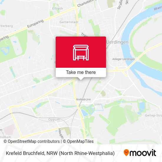 Krefeld Bruchfeld map