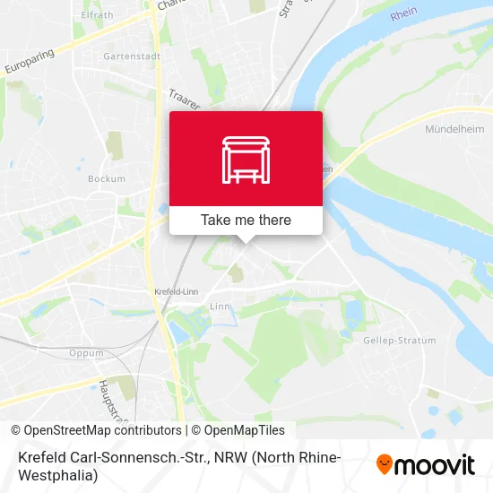 Карта Krefeld Carl-Sonnensch.-Str.