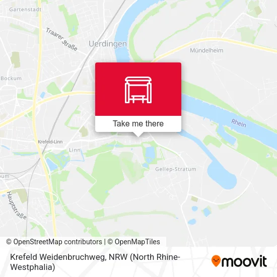 Карта Krefeld Weidenbruchweg