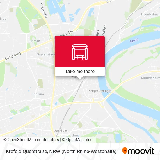 Карта Krefeld Querstraße