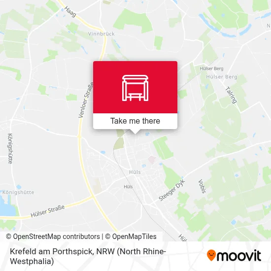 Krefeld am Porthspick map