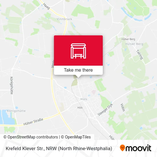 Карта Krefeld Klever Str.