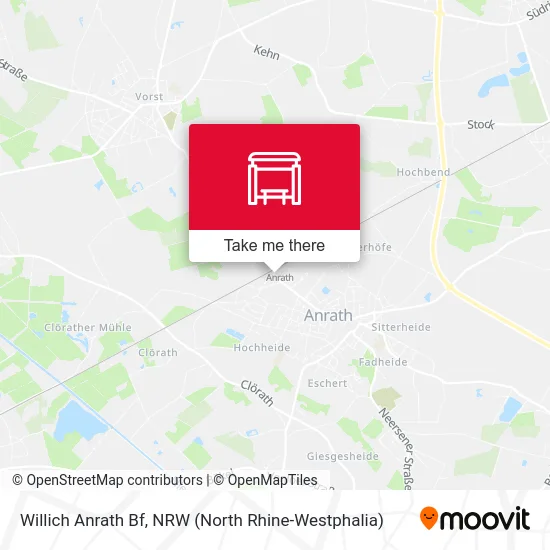 Карта Willich Anrath Bf