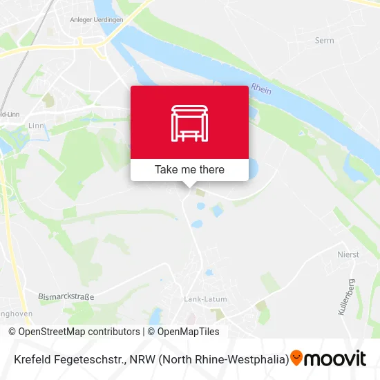 Krefeld Fegeteschstr. map