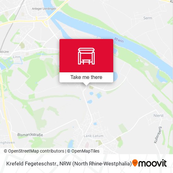 Карта Krefeld Fegeteschstr.