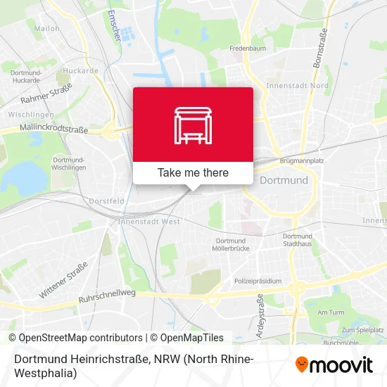 Карта Dortmund Heinrichstraße