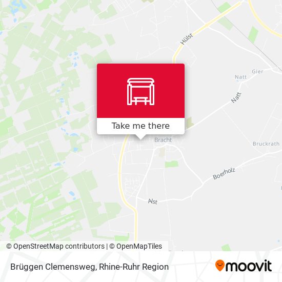 Brüggen Clemensweg map