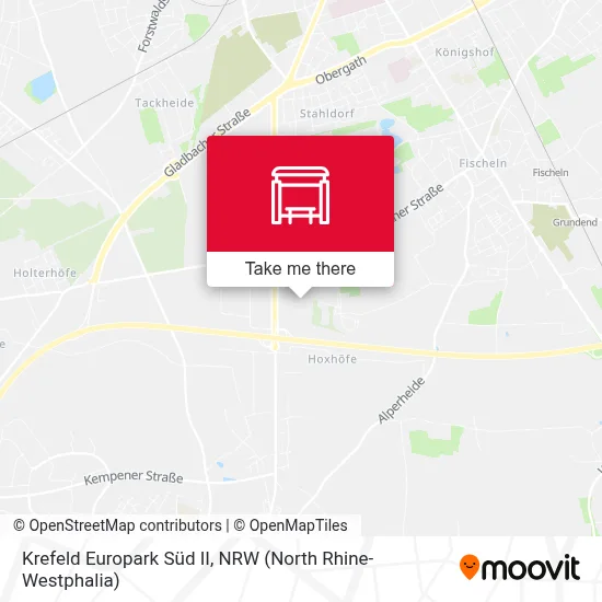 Krefeld Europark Süd II map