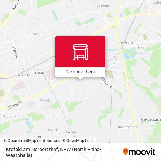 Карта Krefeld am Herbertzhof