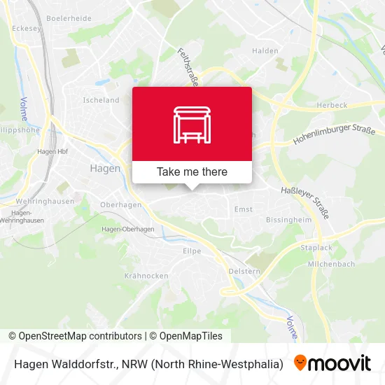 Карта Hagen Walddorfstr.