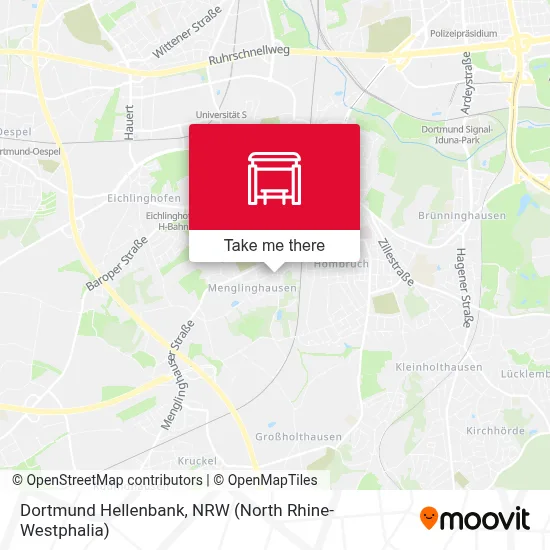 Dortmund Hellenbank map