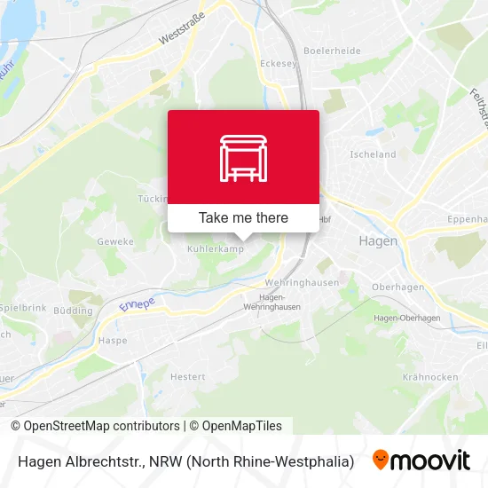 Карта Hagen Albrechtstr.