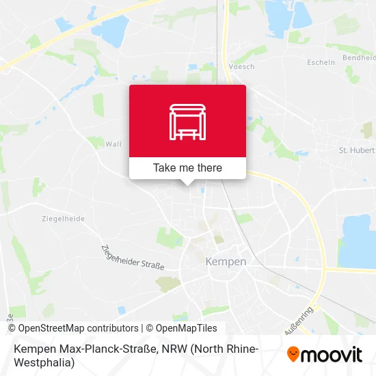 Карта Kempen Max-Planck-Straße
