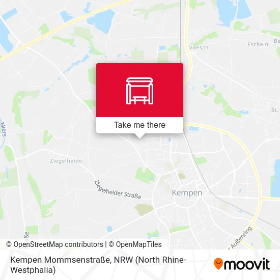 Карта Kempen Mommsenstraße
