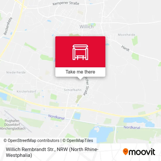 Карта Willich Rembrandt Str.